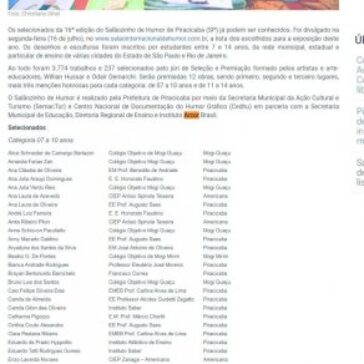 Salãozinho de Humor de Piracicaba divulga lista dos selecionados – PiraDigital