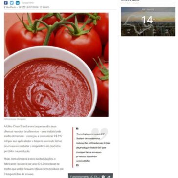 Fábrica de molho de tomate economiza R$ 697 mil por ano com tecnologia sustentável – Negócios em Foco