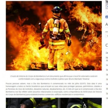 O dia do bombeiro e a importância do AVCB – Portal da autopeça