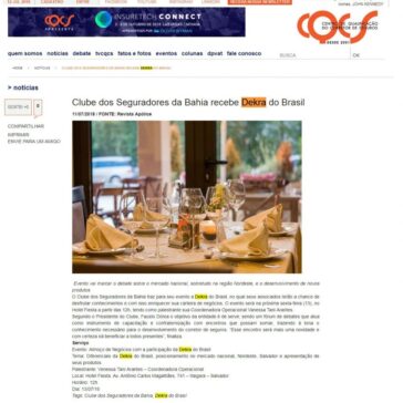 Clube dos Seguradores da Bahia recebe Dekra do Brasil – CQCS