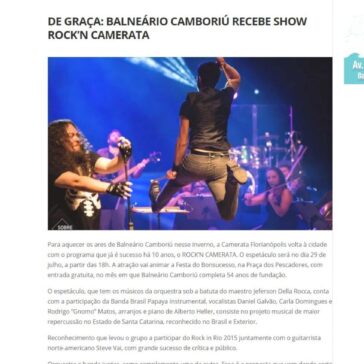 De graça: Balneário Camboriú recebe show Rock’n Camerata – Balneário Camboriú – Balneário Camboriú