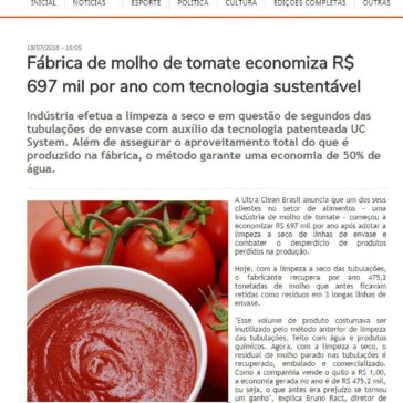 Fábrica de molho de tomate economiza R$ 697 mil por ano com tecnologia sustentável – Gazeta de Votorantim