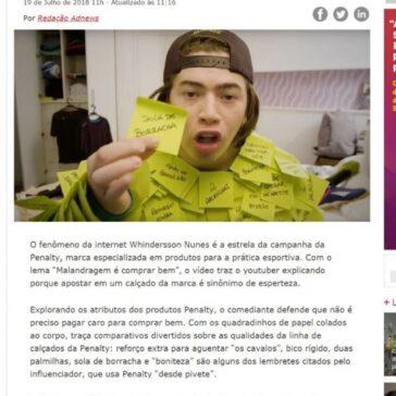Whindersson Nunes estrela nova campanha da Penalty – Adnews