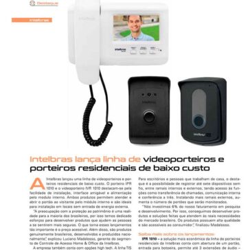 Intelbras lança linha de videoporteiros e porteiros residenciais de baixo custo – Segurança Eletrônica