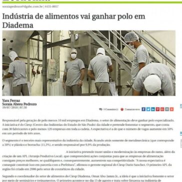 Indústria de alimentos vai ganhar polo em Diadema – Diário do Grande ABC (On-line)