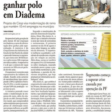 Indústria de alimentos vai ganhar polo em Diadema/Wickbold deve participar de iniciativa