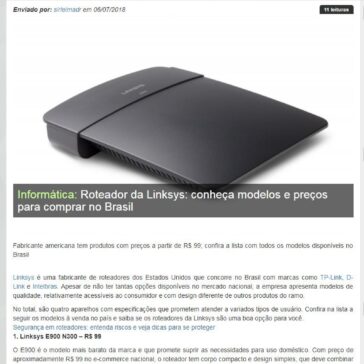 Roteador da Linksys: conheça modelos e preços para comprar no Brasil – Guia do CFTV