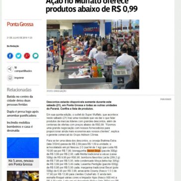 Ação no Muffato oferece produtos abaixo de R$ 0,99 – aRede