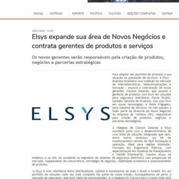 Elsys expande sua área de Novos Negócios e contrata gerentes de produtos e serviços – Gazeta de Votorantim