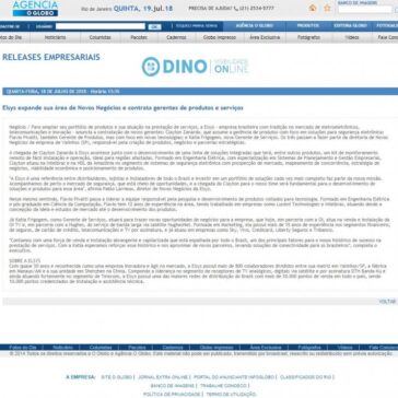 Elsys expande sua área de Novos Negócios e contrata gerentes de produtos e serviços – Agência o Globo