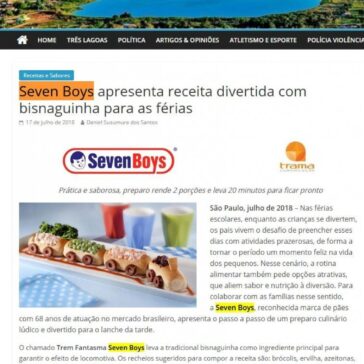 Seven Boys apresenta receita divertida com bisnaguinha para as férias – Jornal Dia Dia