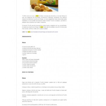 Receita – Coxinha de frango, by Arcor – SintoniaSP