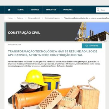 Transformação tecnológica não se resume ao uso de aplicativos, aponta Rede Construção Digital – Sebrae Inteligência Setorial
