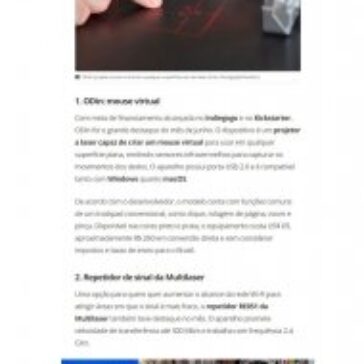 Mouse virtual e repetidor Multilaser são destaques de Informática em junho – Tech tudo