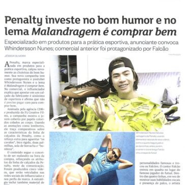 Penalty investe no bom humor e no lema Malandragem é comprar bem – Propaganda e Marketing