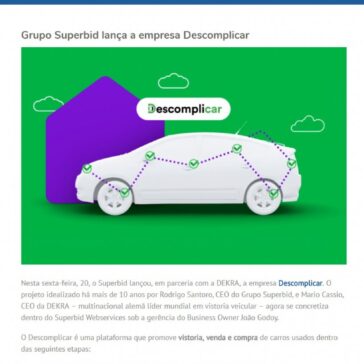 Grupo Superbid lança a empresa Descomplicar – Blog Superbid