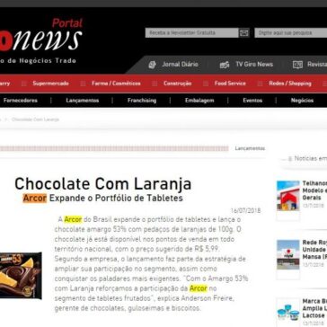 Chocolate Com Laranja – Giro News
