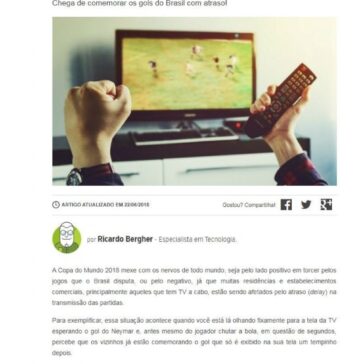 Saiba como tirar atraso da TV nos jogos da Copa do Mundo 2018 – Zoom