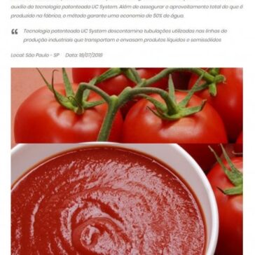 Fábrica de molho de tomate economiza R$ 697 mil por ano com tecnologia sustentável – Dino