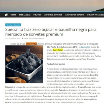 Specialitá traz zero açúcar e baunilha negra para mercado de sorvetes premium –  Jornal Dia Dia