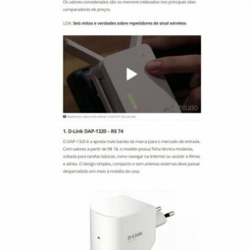 Repetidor da D-Link: lista reúne modelos para ampliar o sinal do Wi-Fi – Tech tudo
