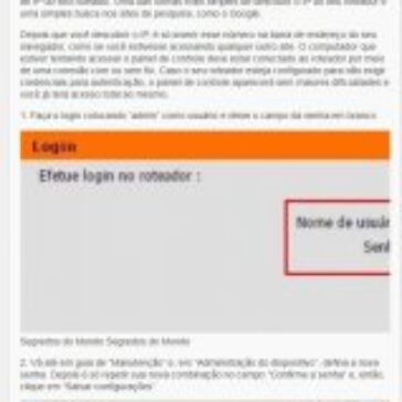 Como trocar a senha do Wi-Fi e alterar outras configurações da rede – SozeD