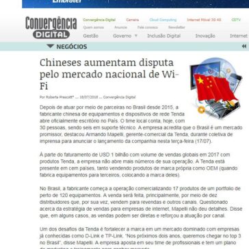Chineses aumentam disputa pelo mercado nacional de Wi-Fi – Convergência Digital