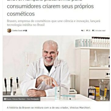 Braven lançará plataforma para consumidores criarem seus próprios cosméticos – Ego Notícias