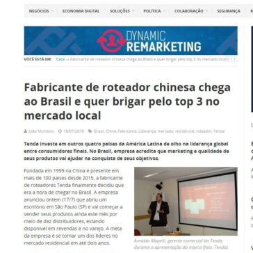 Fabricante de roteador chinesa chega ao Brasil e quer brigar pelo top 3 no mercado local – IP News