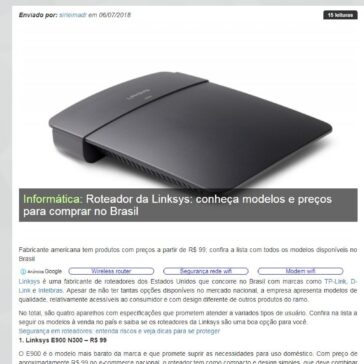 Roteador da Linksys: conheça modelos e preços para comprar no Brasil – Guia do CFTV
