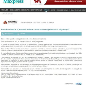 Portaria remota: é possível reduzir custos sem comprometer a segurança? – Maxpress Net