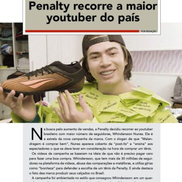 Penalty recorre a maior youtuber do país – Máquina do Esporte