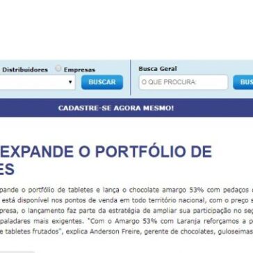 .Arcor Expande o Portfólio de Tabletes Revista – FiB
