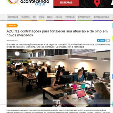 A2C faz contratações para fortalecer sua atuação e de olho em novos mercados – Acontecendo Aqui