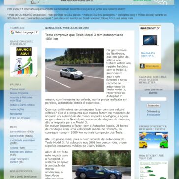 Teste comprova que Tesla Model 3 tem autonomia de 1001 km – Verde Sobre Rodas