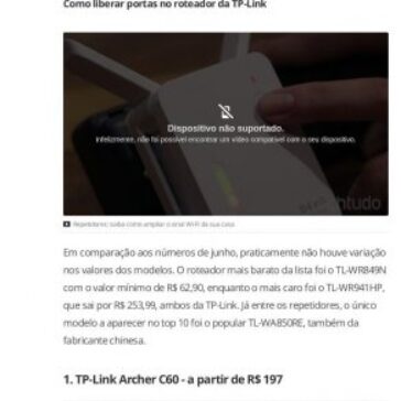 TP-Link Archer C60 e TL-WR940N V3 são roteadores mais buscados de julho – Tech tudo