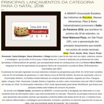 Salão do Panetone apresenta os principais lançamentos da categoria para o Natal 2018 – Marcia Toccafondo