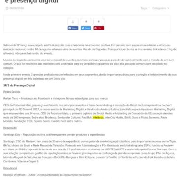 Evento gratuito na Capital discutirá economia criativa e presença digital – Floripa Manhã
