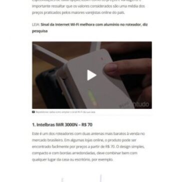 Roteador Intelbras com duas antenas: conheça modelos à venda no Brasil – Tech tudo