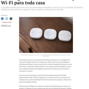 Samsung anuncia novo roteador que leva Wi-Fi para toda casa – Click PB