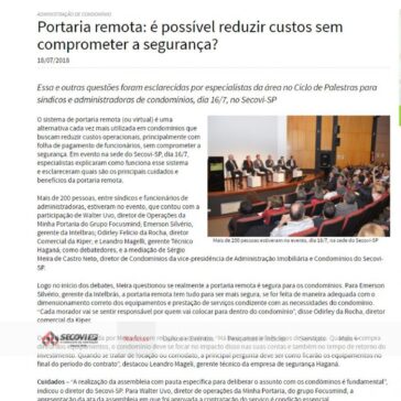 Portaria remota: é possível reduzir custos sem comprometer a segurança? – Secovi SP