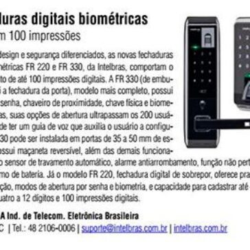 Fechaduras digitais biométricas – NEI