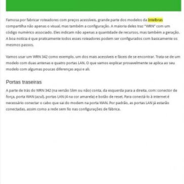 Intelbras: Aprenda a configurar seu roteador – Tempo Bahia