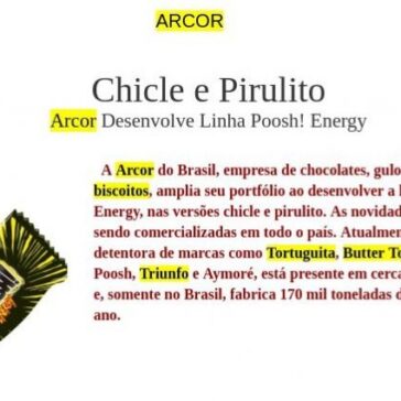ARCOR – Cadeia Logística do Frio