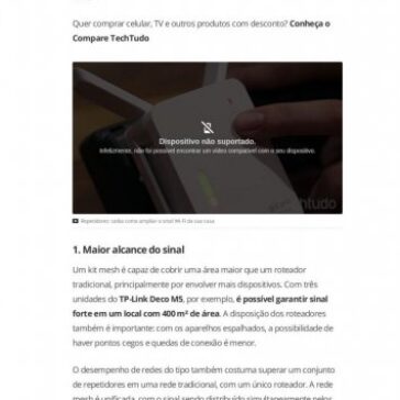 Lista reúne cinco motivos para comprar um roteador Wi-Fi mesh – Tech tudo