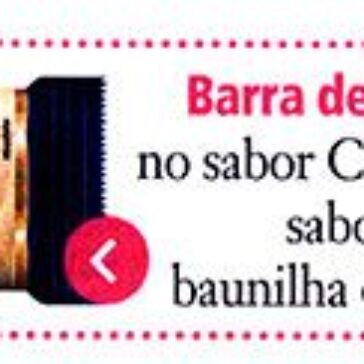 Barra de chocolate recheada, da Arcor – Malu