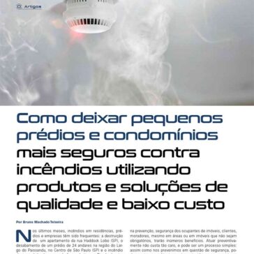 Como deixar pequenos prédios e condomínios mais seguros contra incêndios utilizando produtos e soluções de qualidade e baixo custo – Segurança Eletrônica