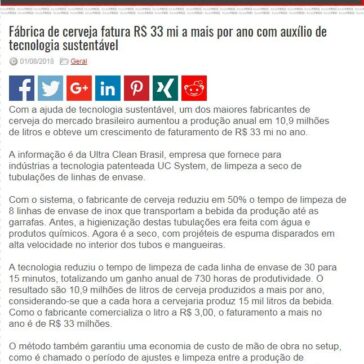 Fábrica de cerveja fatura R$ 33 mi a mais por ano com auxílio de tecnologia sustentável – Rede Press