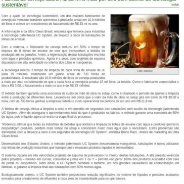 Fábrica de cerveja fatura R$ 33 mi a mais por ano com auxílio de tecno – Cana Mix