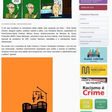 Melhores trabalhos do humor mundial serão escolhidos neste sábado,18/8 – Prefeitura de Piracicaba